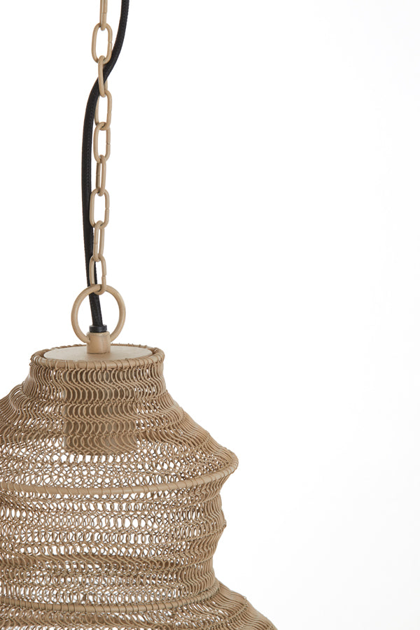 Hanging Lamp Ø40x70 cm Nakisha Sand