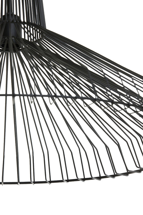 Hanging Lamp Ø65x37 cm Kasper Matt Black